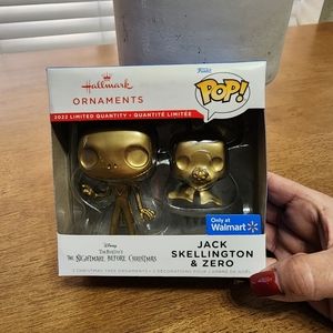 Funko Hallmark 2022 Jack Skellington & Zero "chase" Ornaments